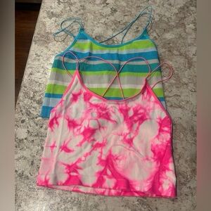 No Boundaries Cami Crop Bra Tanks NWOT XL